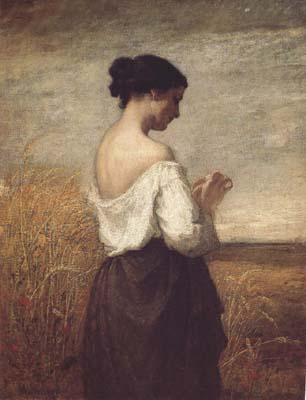 William Morris Hunt Peasant Girl (mk06) France oil painting art